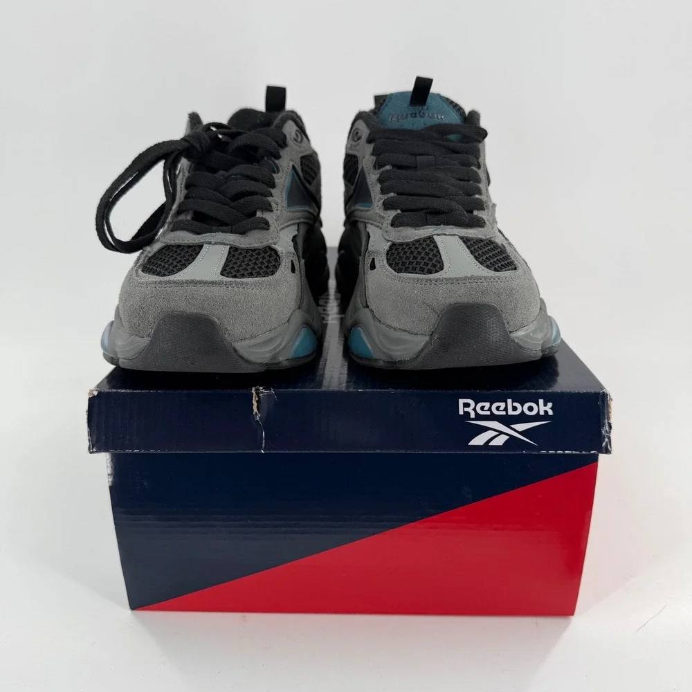 Reebok M Charge Mens Sneakers Med Grey‎ Blue Black AR30246M-NMB Size 9M